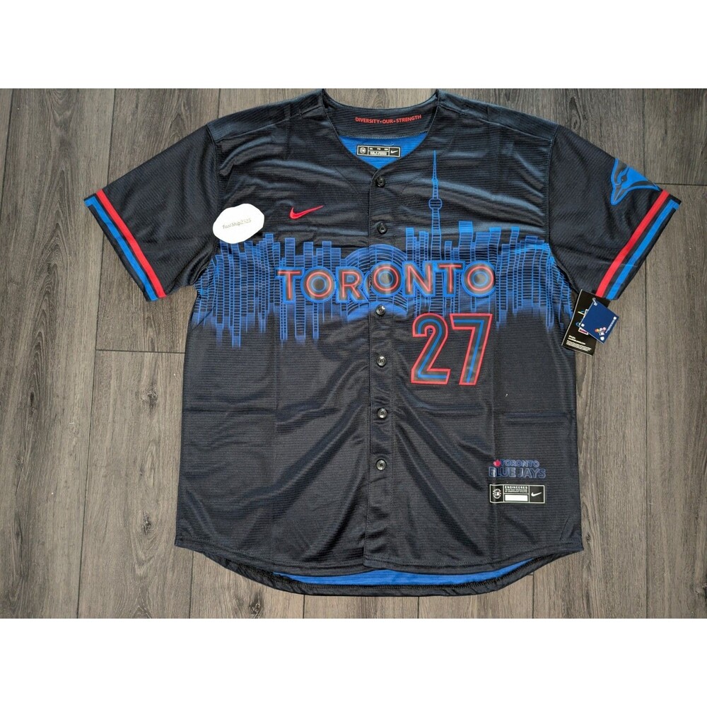 🚨 Vladimir Guerrero Jr #27 Toronto Blue Jays Connect City  Jersey Men's XXL
